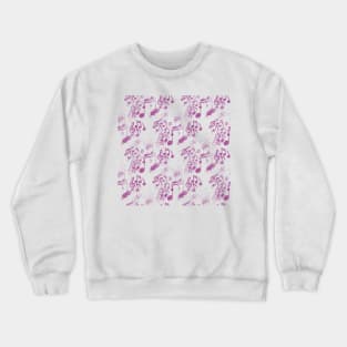 Purple music notes Crewneck Sweatshirt